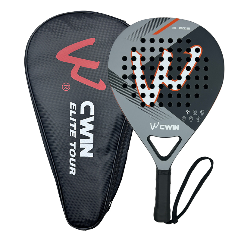 Badminton Racket Carbon - ไม้เทนนิสพาเดล CWIN BLAZE 3K คาร์บอนไฟเบอร์ทอ แกนกลาง