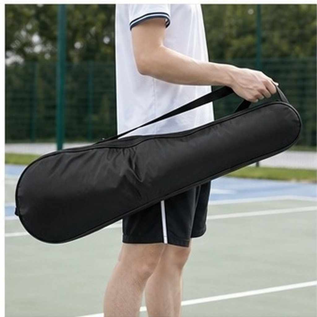 Badminton Bag - กระเป๋าใส่ไม้แบดมินตันสะพายไหล่เดียว ผ้าอ็อกซ์ฟอร์ด ทนทานต่อการสึกหรอ พกพาสะดวก สำหรับกีฬากลางแจ้ง กระเป๋าจัดเก็บไม้แบดมินตัน