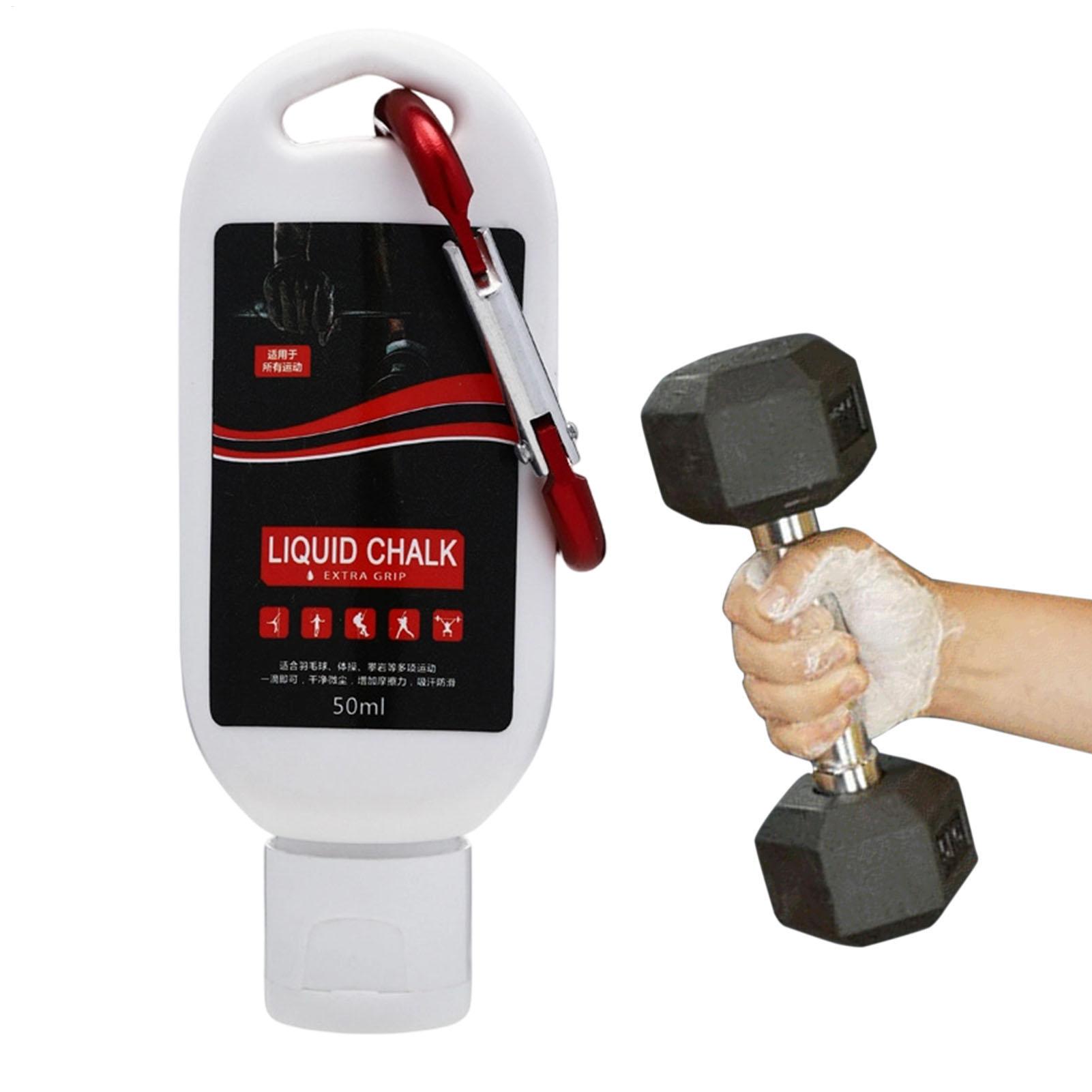 Sports Grip - ผงแมกนีเซียมเหลว ป้องกันการลื่น ผงชอล์กเหลวกันเหงื่อ สำหรับยกน้ำหนัก ปีนเขา ออกกำลังกาย