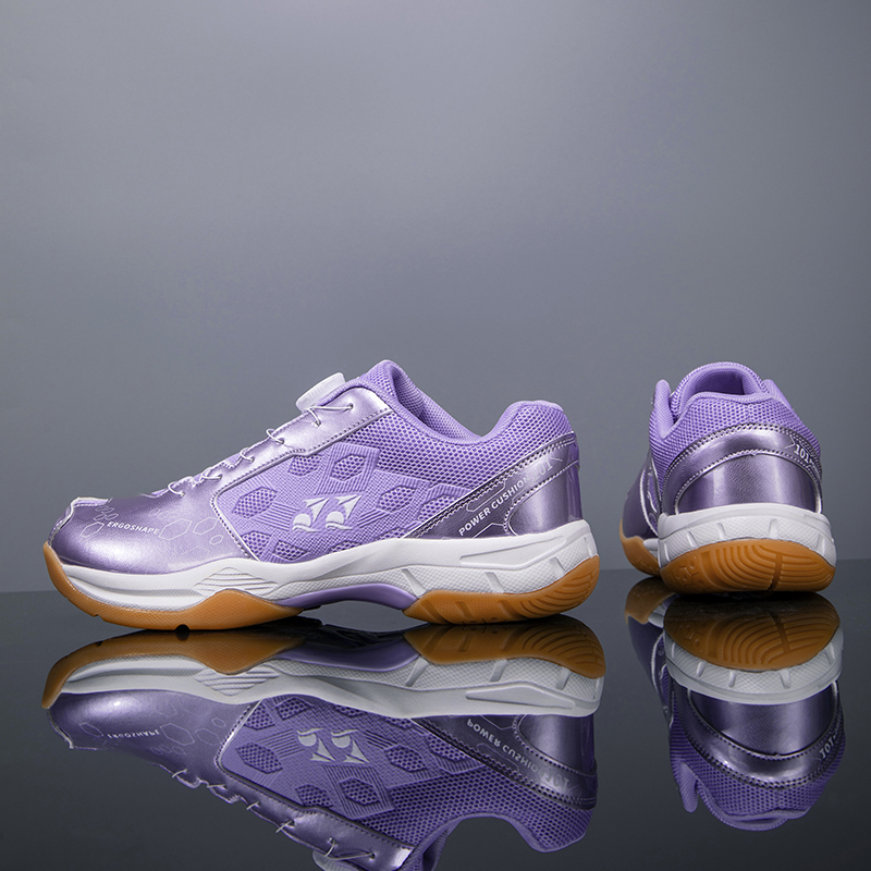 Badminton Shoes - รองเท้าแบดมินตันน้ำหนักเบา ระบายอากาศได้ดี พร้อมหัวเข็มขัดแบบหมุน ป้องกันการลื่นไถล รองเท้ากีฬาเทนนิสระดับมืออาชีพเพื่อประสิทธิภาพสูงสุด