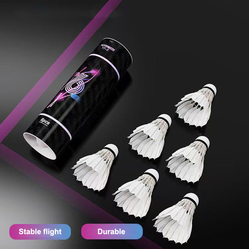 ลูกขนไก่แบดมินตันขนห่านสีขาว 3 - Feather Shuttlecock บทวิจารณ์และราคา
